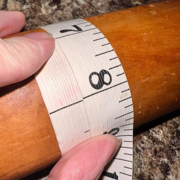 Vintage wooden rolling pin 20 inch - Picture 6 of 9